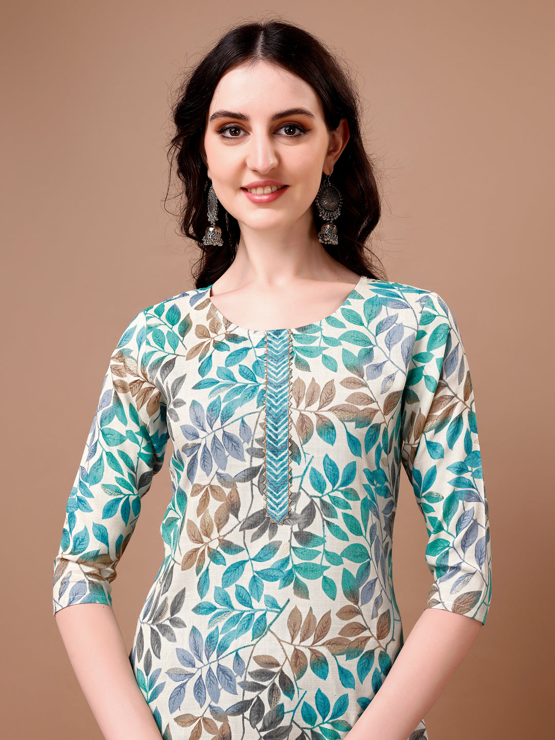 Floral Printed Kurta with Pant & dupatta