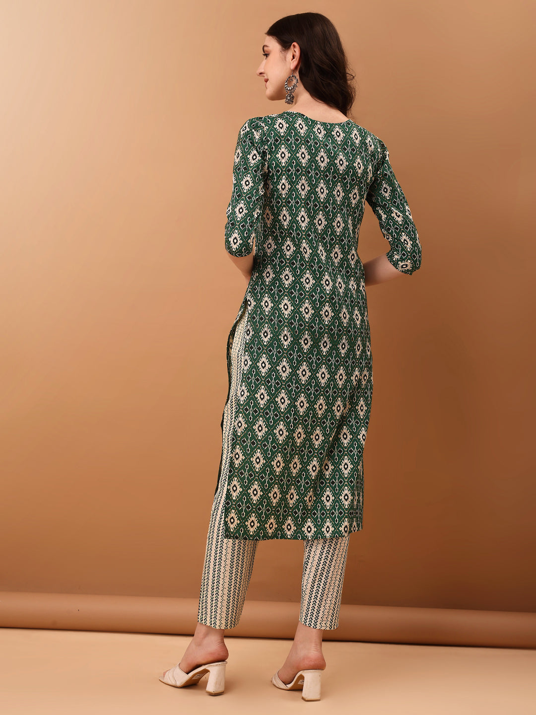 Ethnic Motifs Printed Kurta with Pant & dupatta