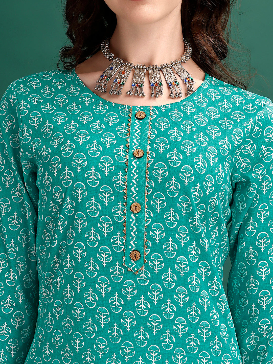 Ethnic Motifs Printed Kurta with pant & Dupatta