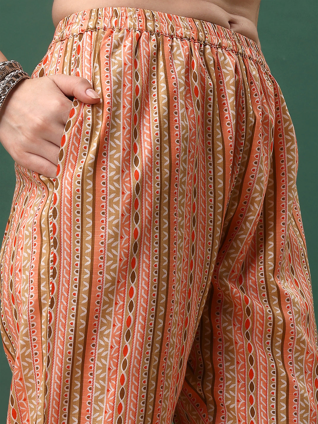 Floral Printed Kurta with pant & dupatta