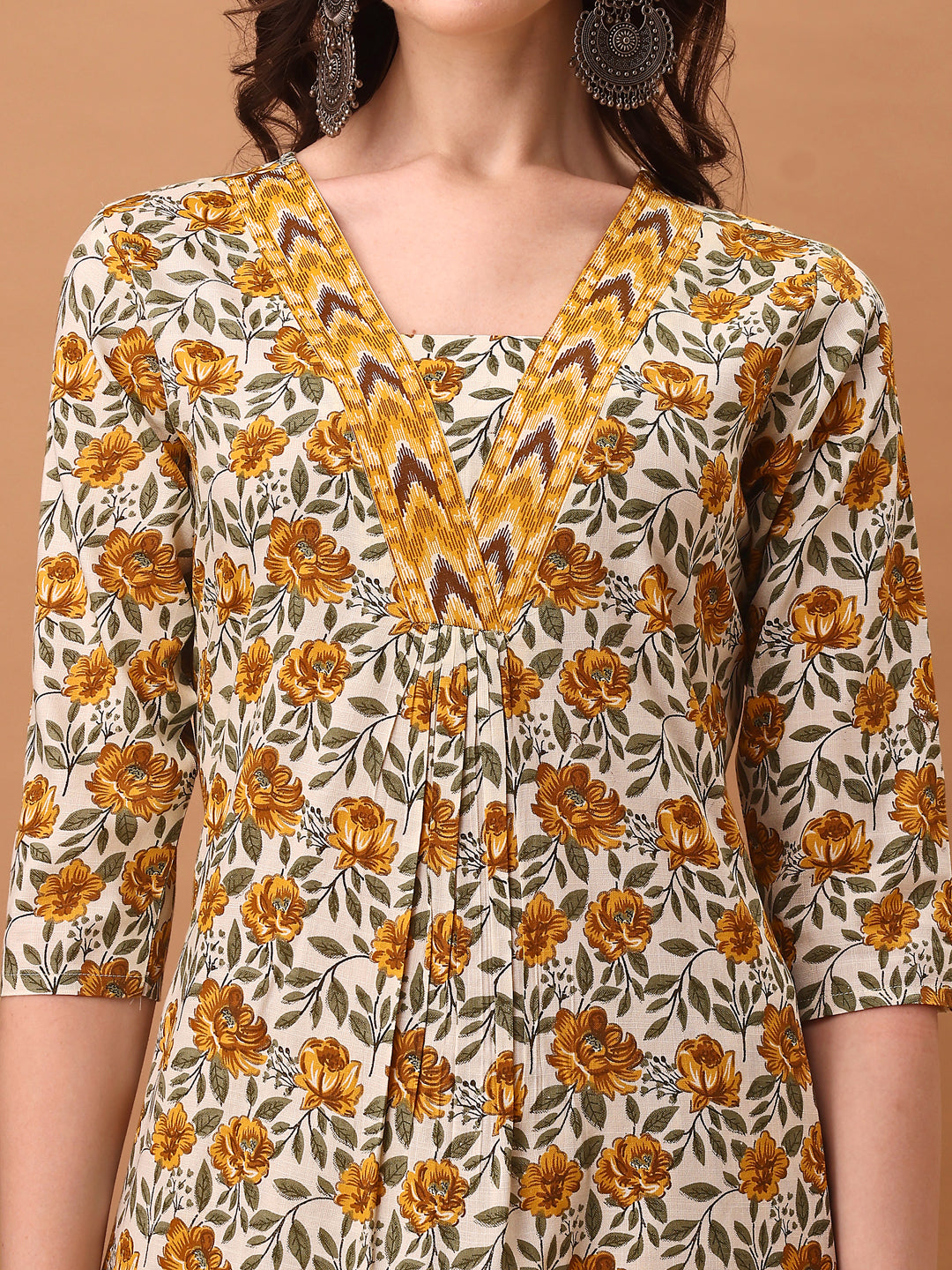 Floral Printed Kurta with Pant & dupatta