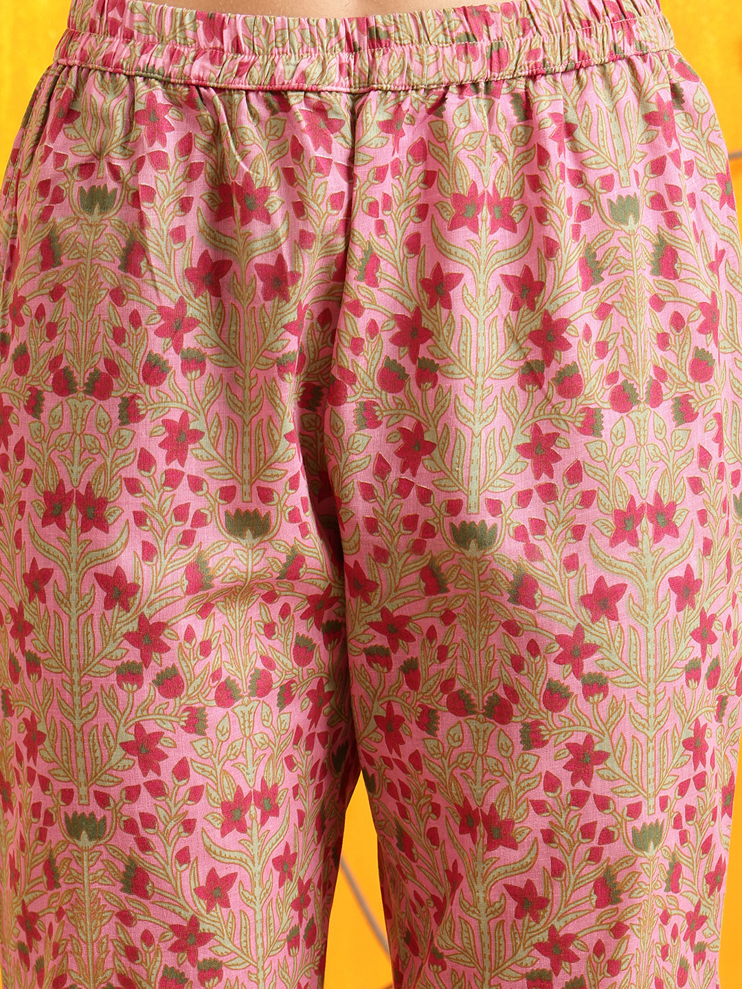 Ethnic Motifs Printed Kurta with Pant & Printed Dupatta
