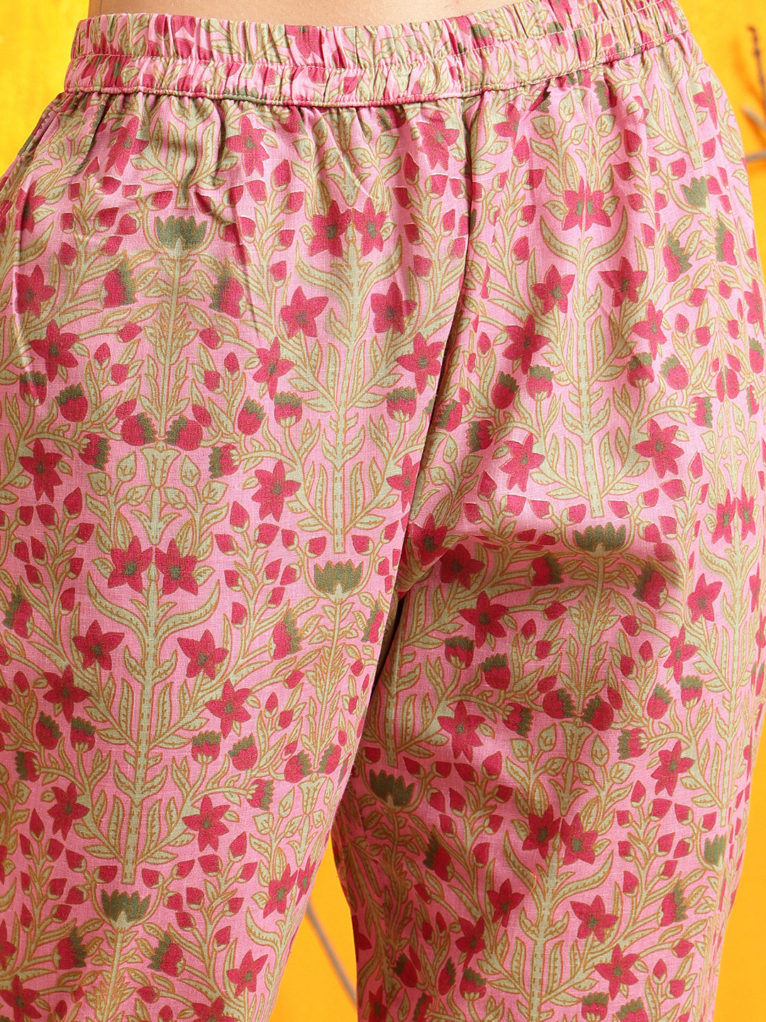 Ethnic Motifs Printed Kurta with Pant & Printed Dupatta