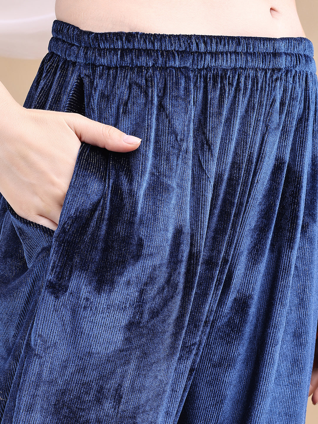 Hand Embroidered Kurta with Pant & Dupatta