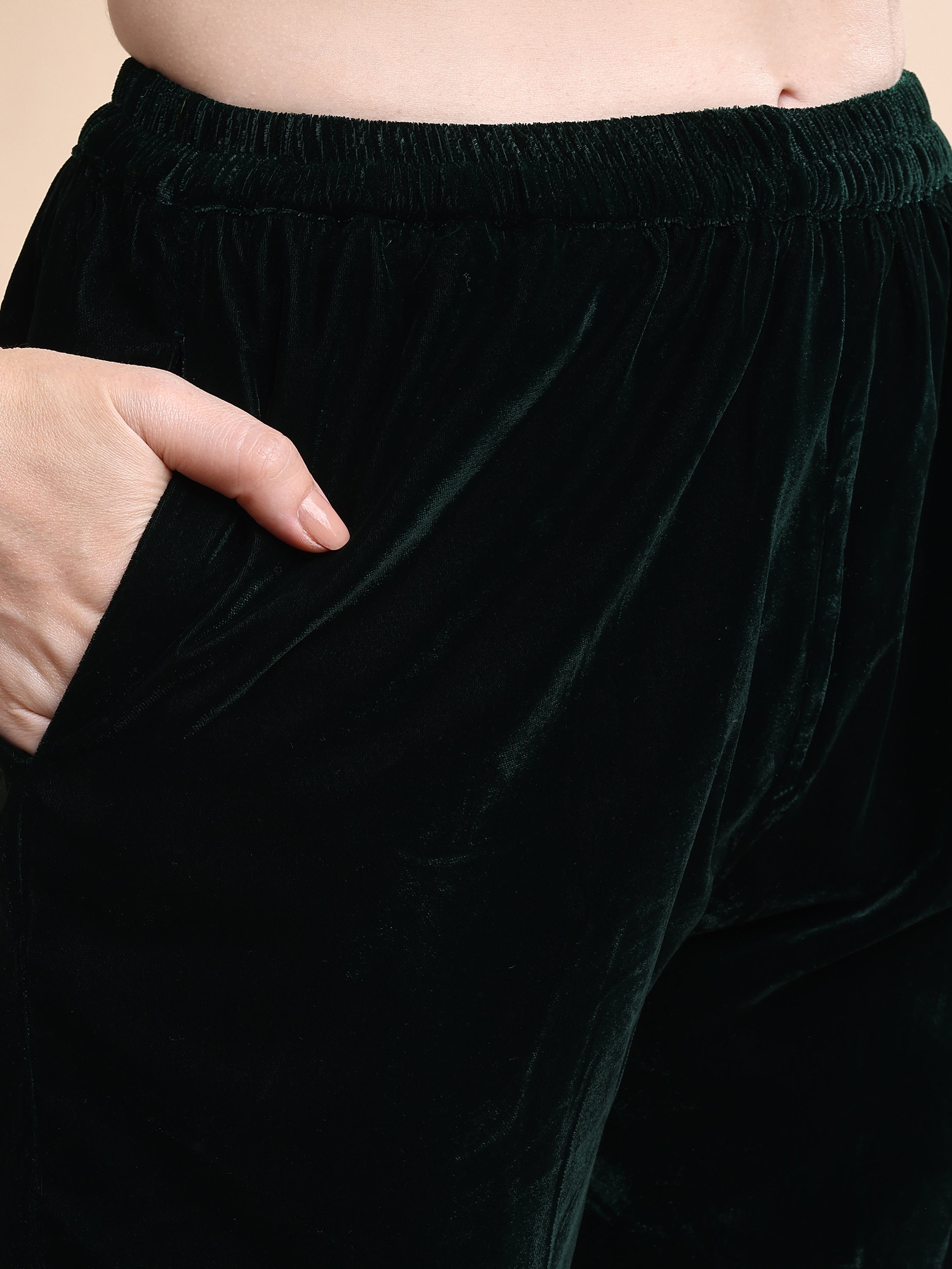 Embroidered Velvet Co-ords