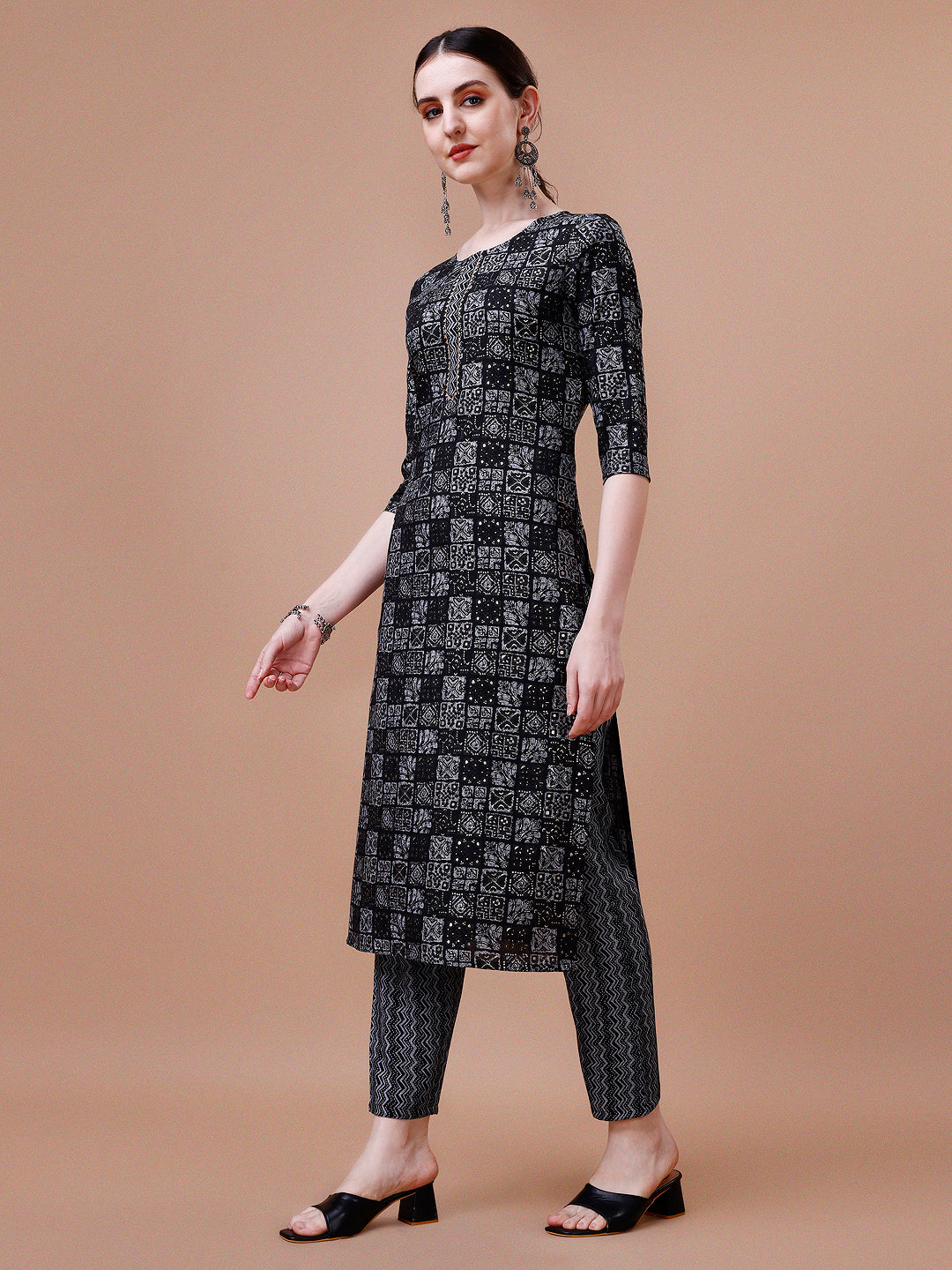 Ethnic Tribal Printed Kurta & pant Set