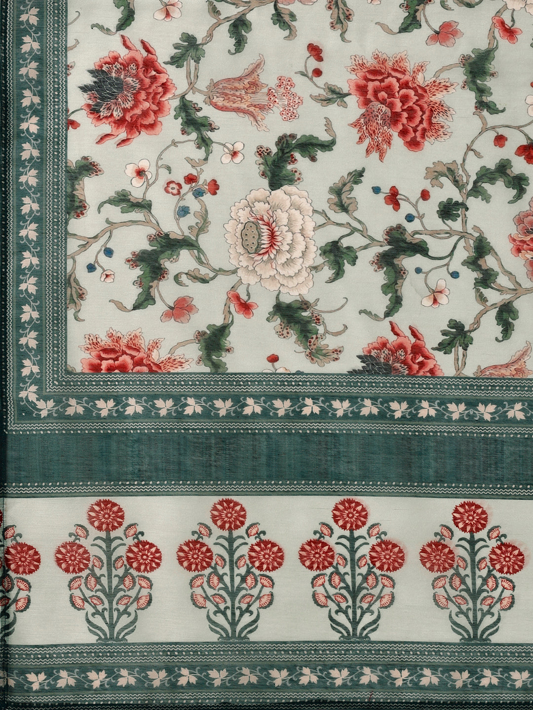 Hand Embroidered kurta with pant & dupatta