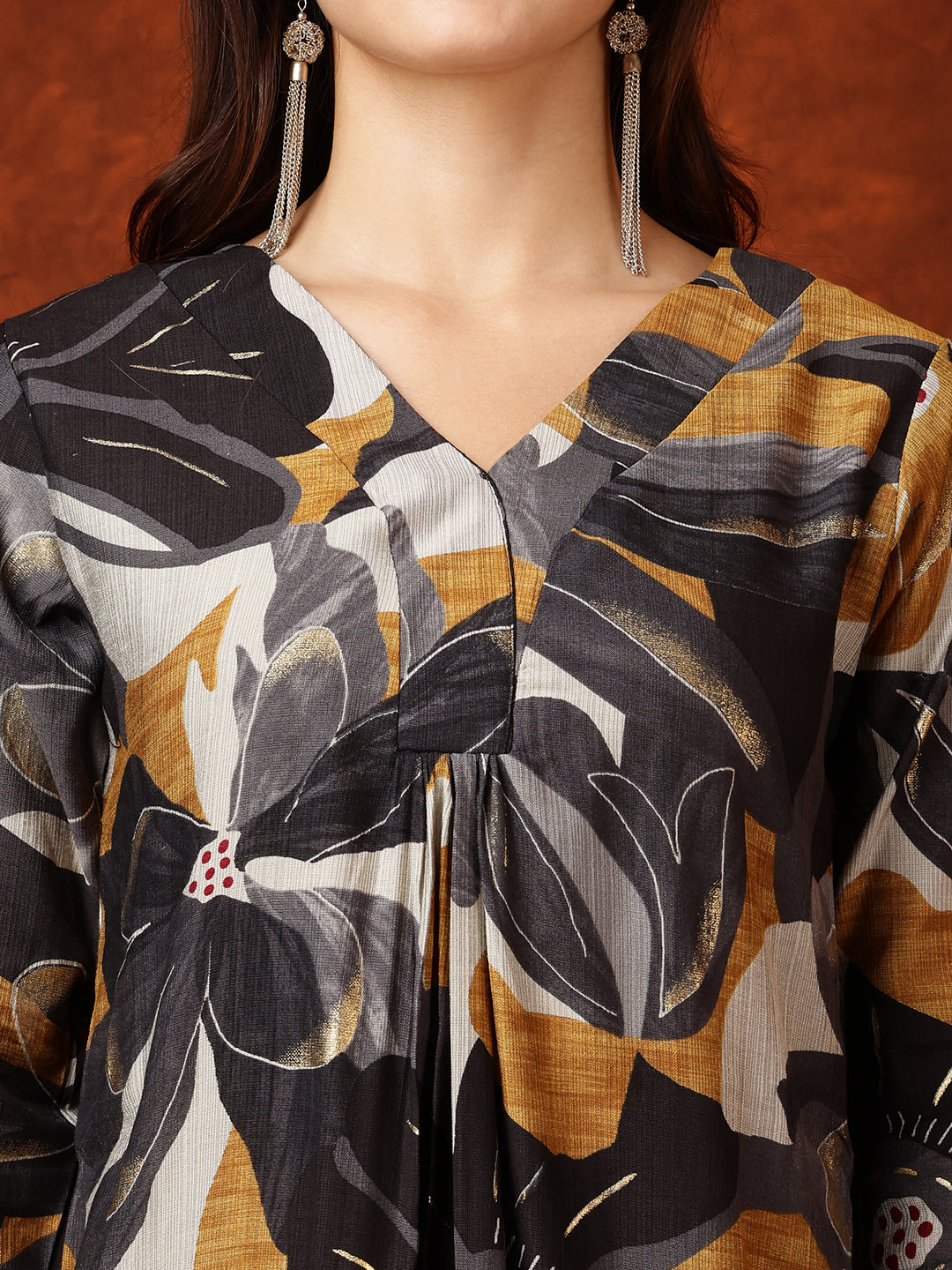 Floral printed Kurta with Palazzo Pant