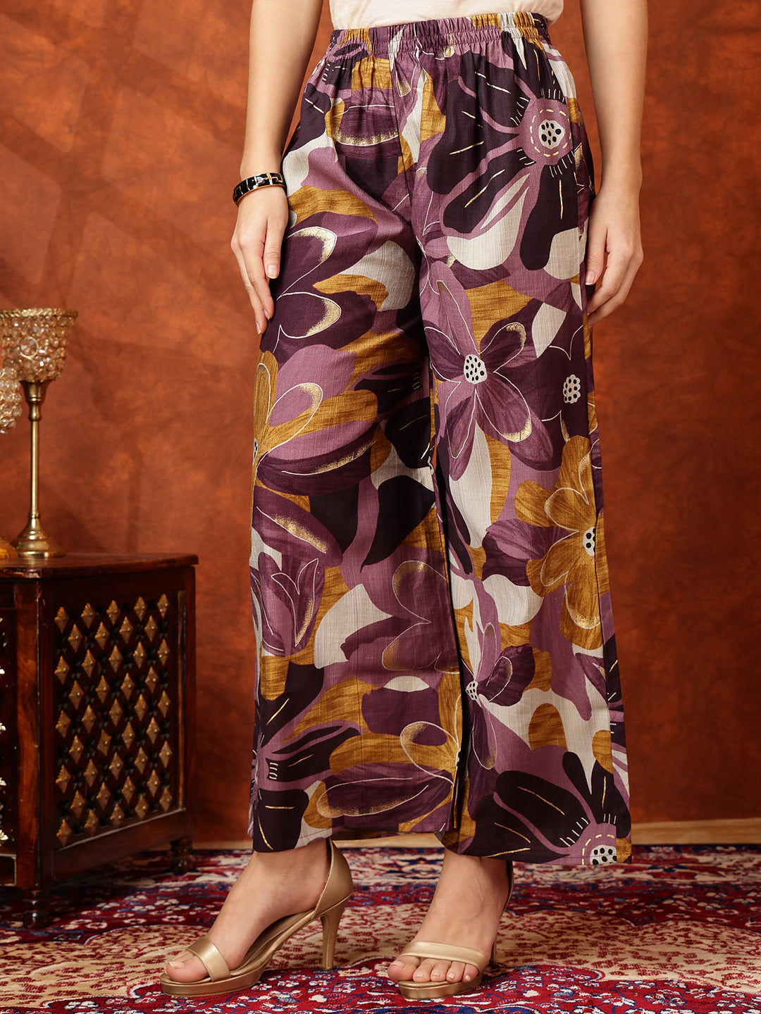 Floral printed Kurta with Palazzo Pant