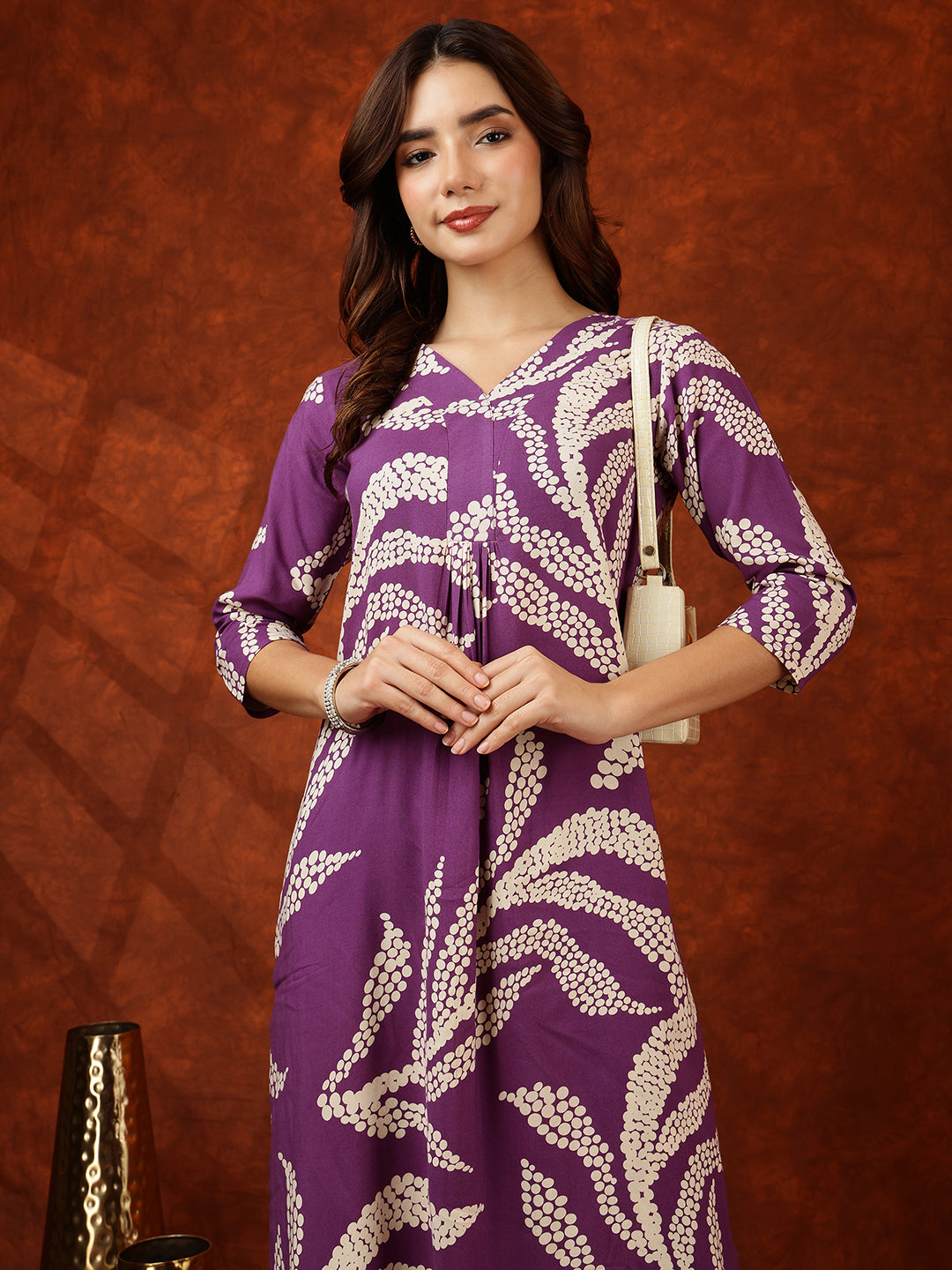 Botanical printed Kurta with Palazzo Pant