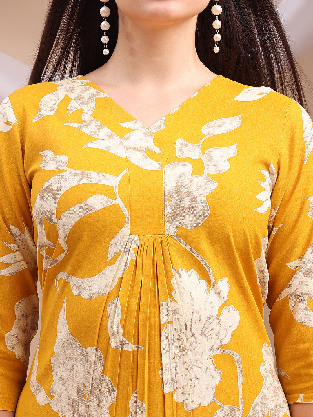 Floral printed Kurta with Palazzo Pant