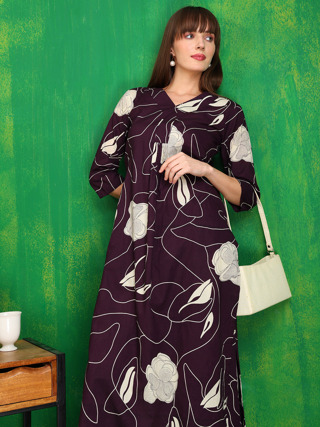 Printed Kurta with Palazzo Pants