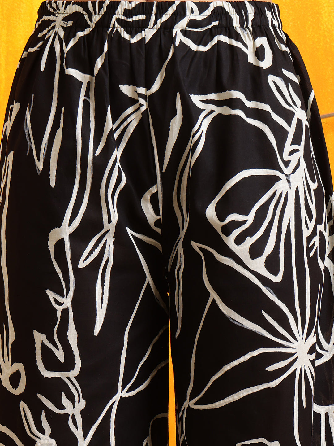 Printed Kurta with Palazzo Pants