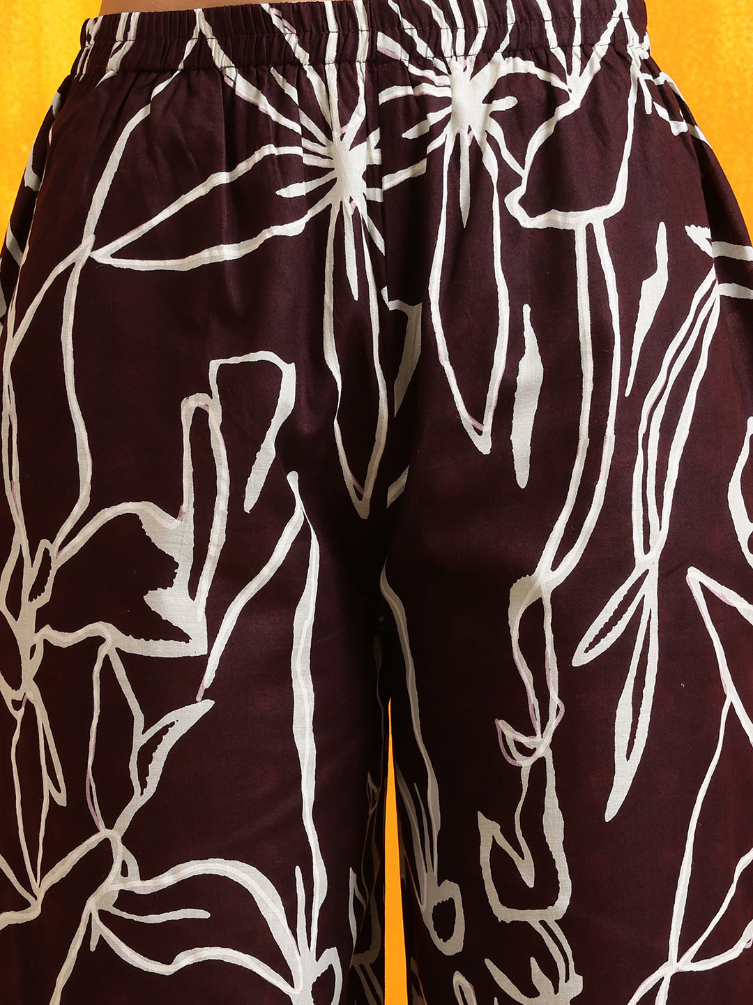 Printed Kurta with Palazzo Pants