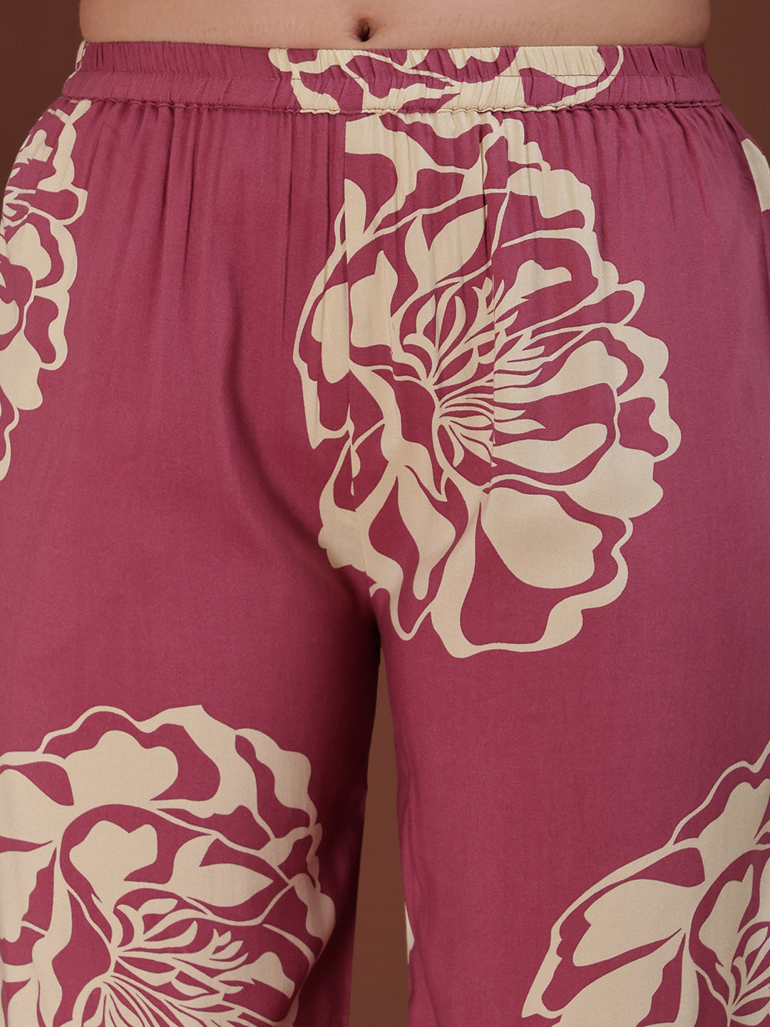 Floral Printed Highneck Co-ords