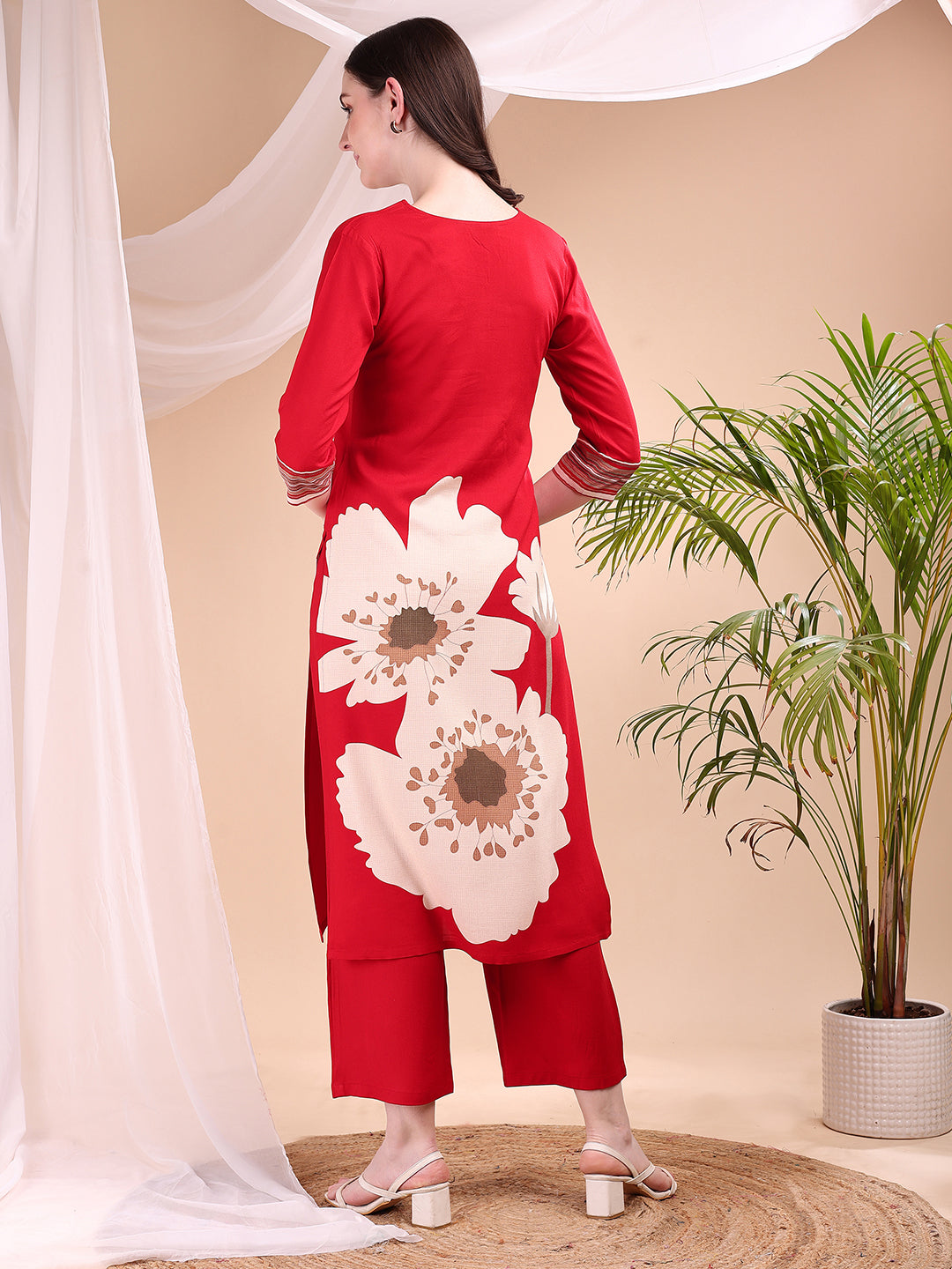 Floral Printed Kurta with Pant