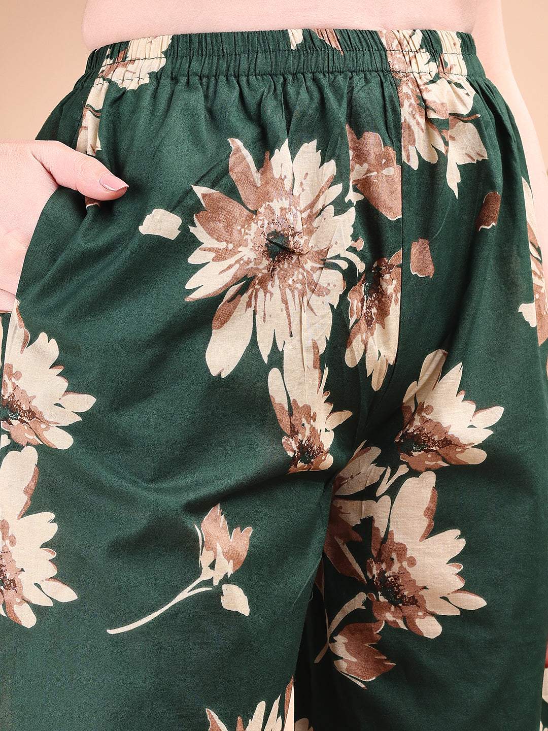Embroidered & Printed Kurta with Palazzo