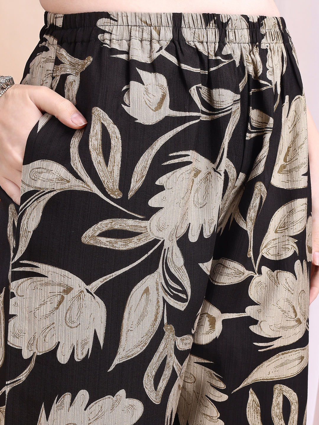 Printed coordinated kurta and palazzo set