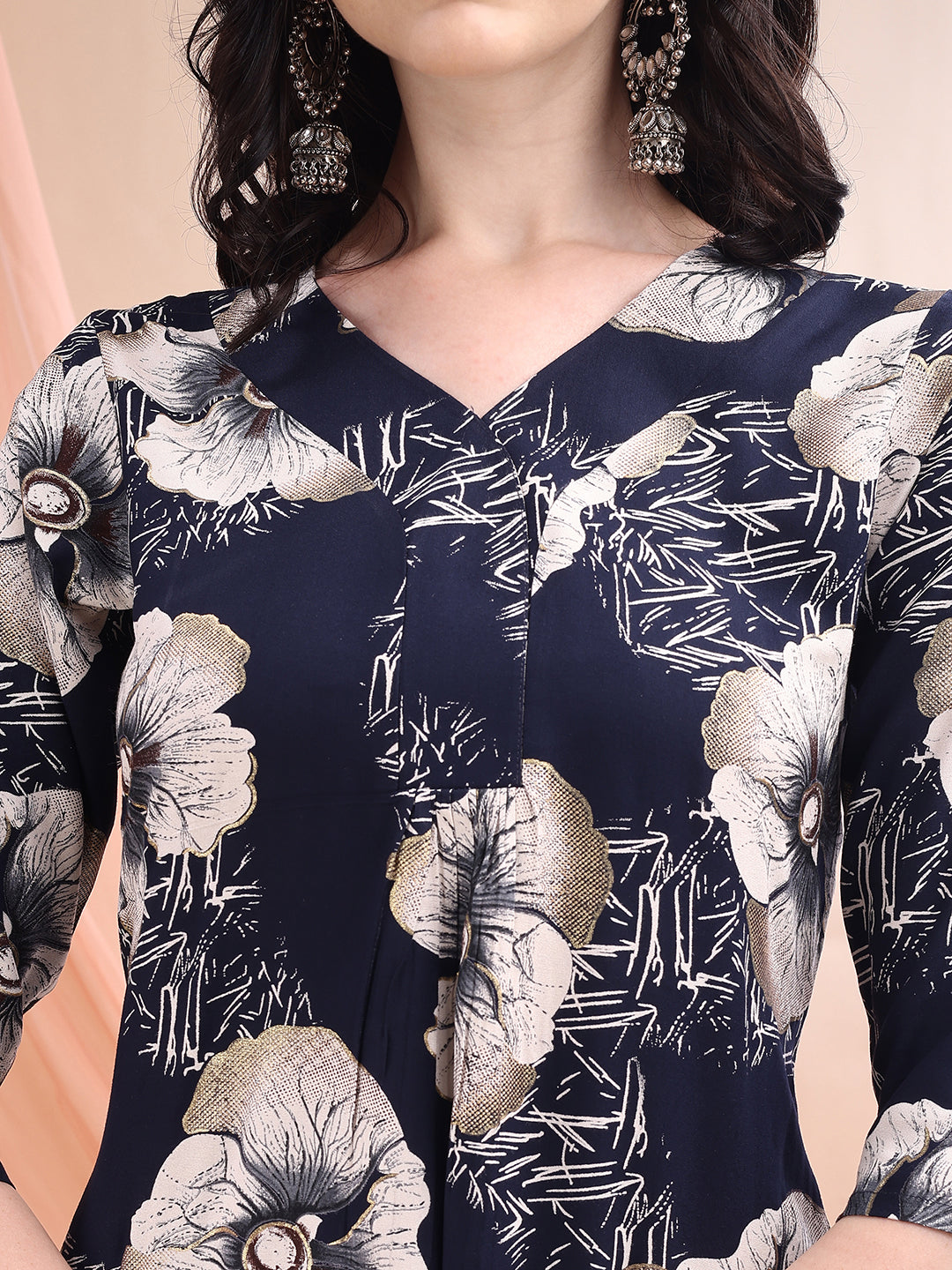 Floral Printed Kurta with Palazzo