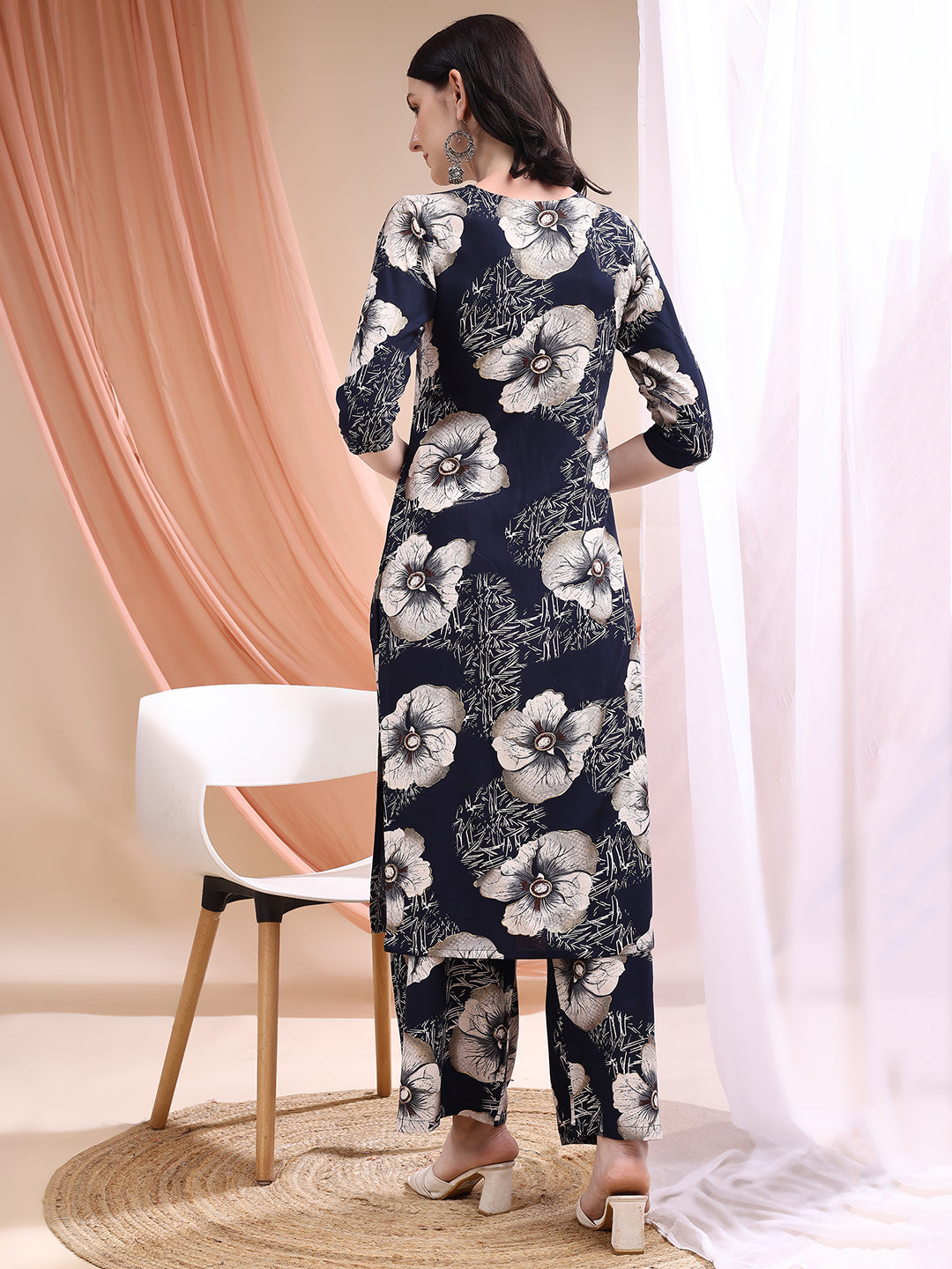 Floral Printed Kurta with Palazzo