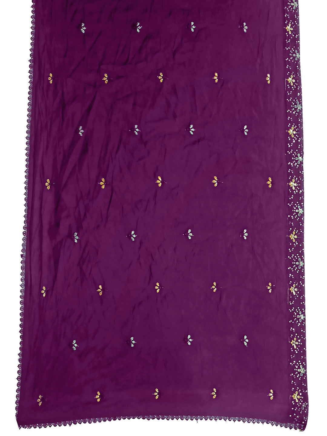 Embroidered Kurta with pant & Embroidered Dupatta