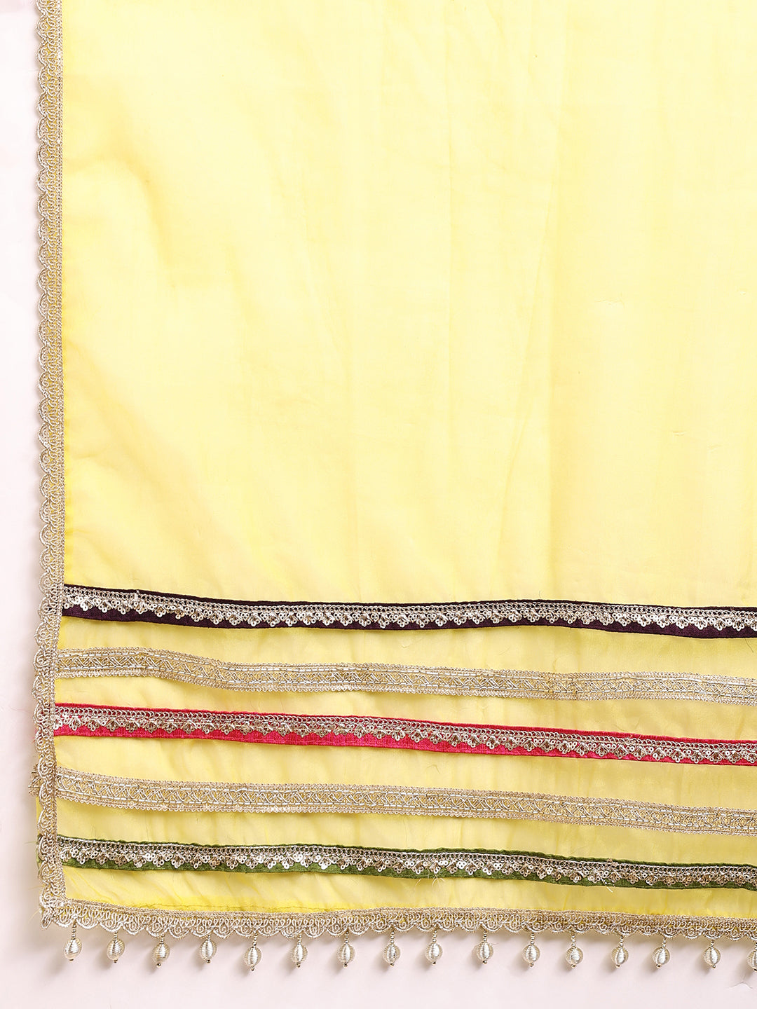 Hand Embroidered Kurta with Pant & Dupatta
