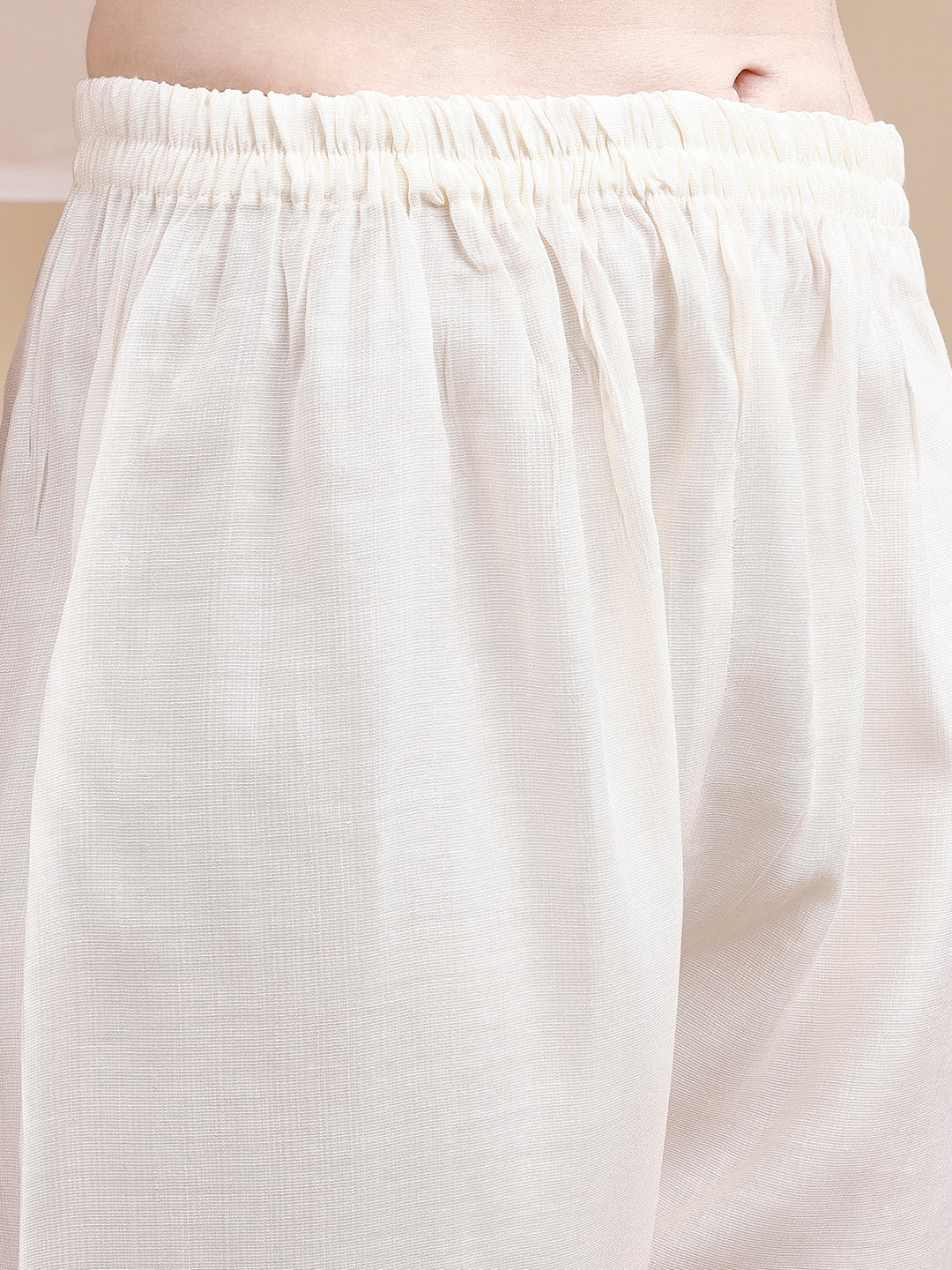 Two-piece embroidered ethnic co-ord set