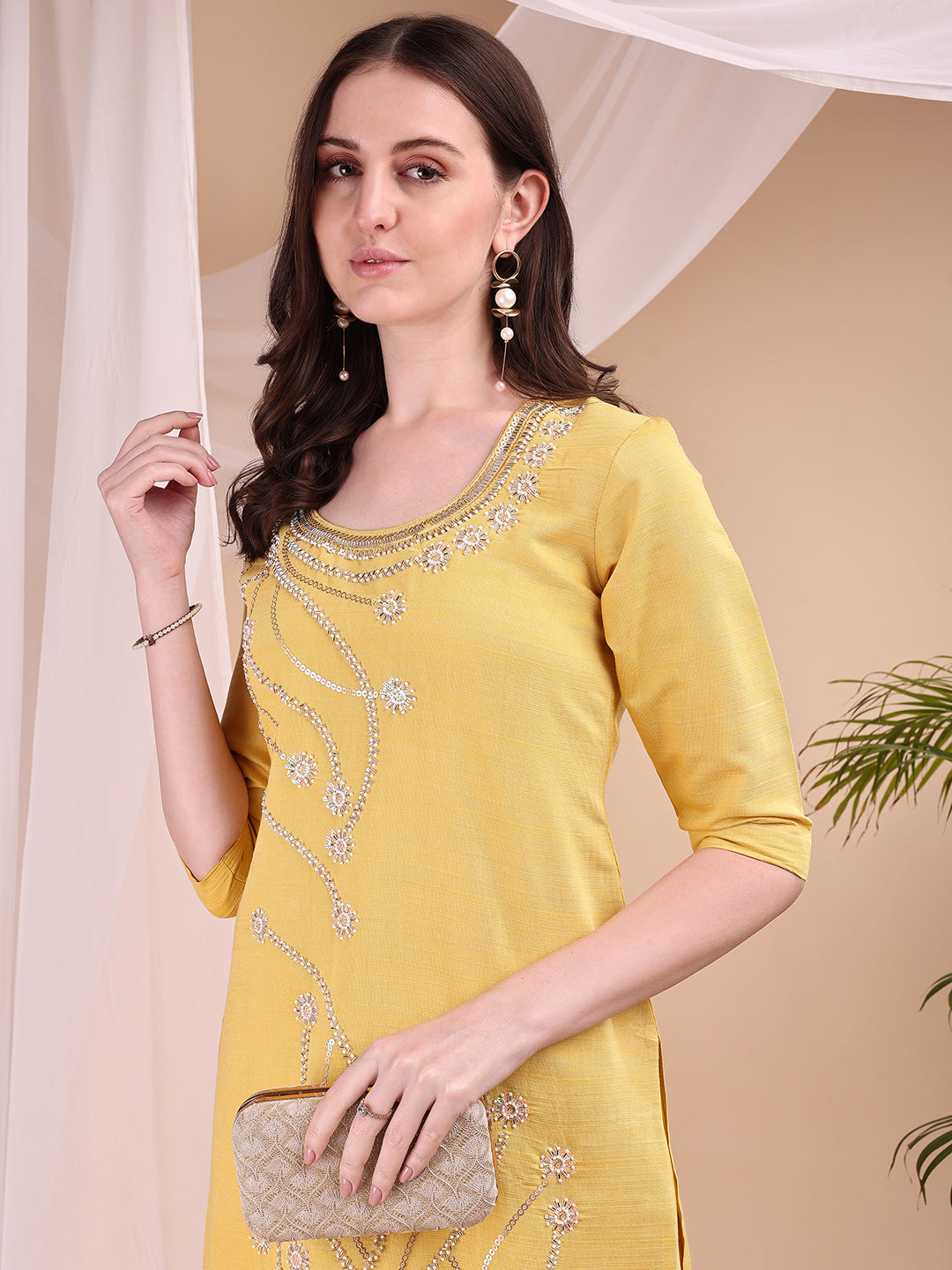 Hand embroidered Co ords
