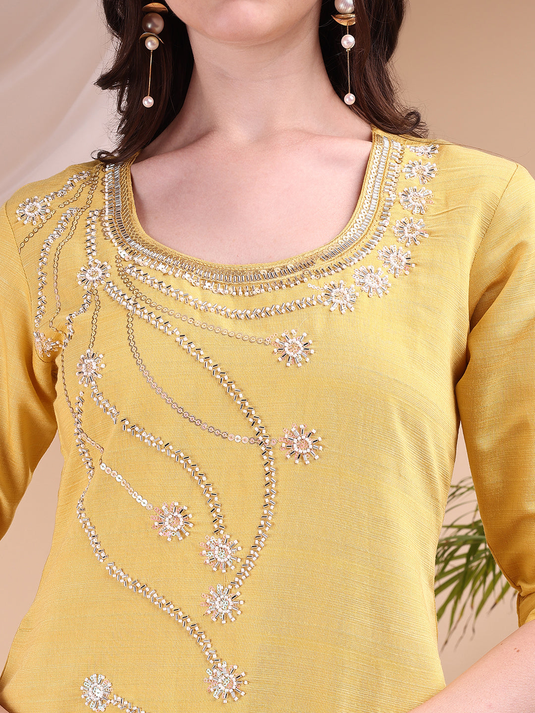 Hand embroidered Co ords