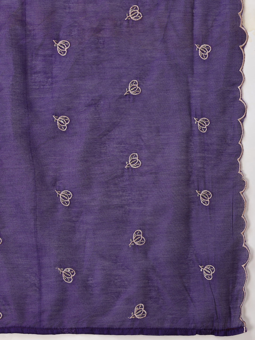 Hand Embroidered Kurta with Pant &  Embroidered Dupatta