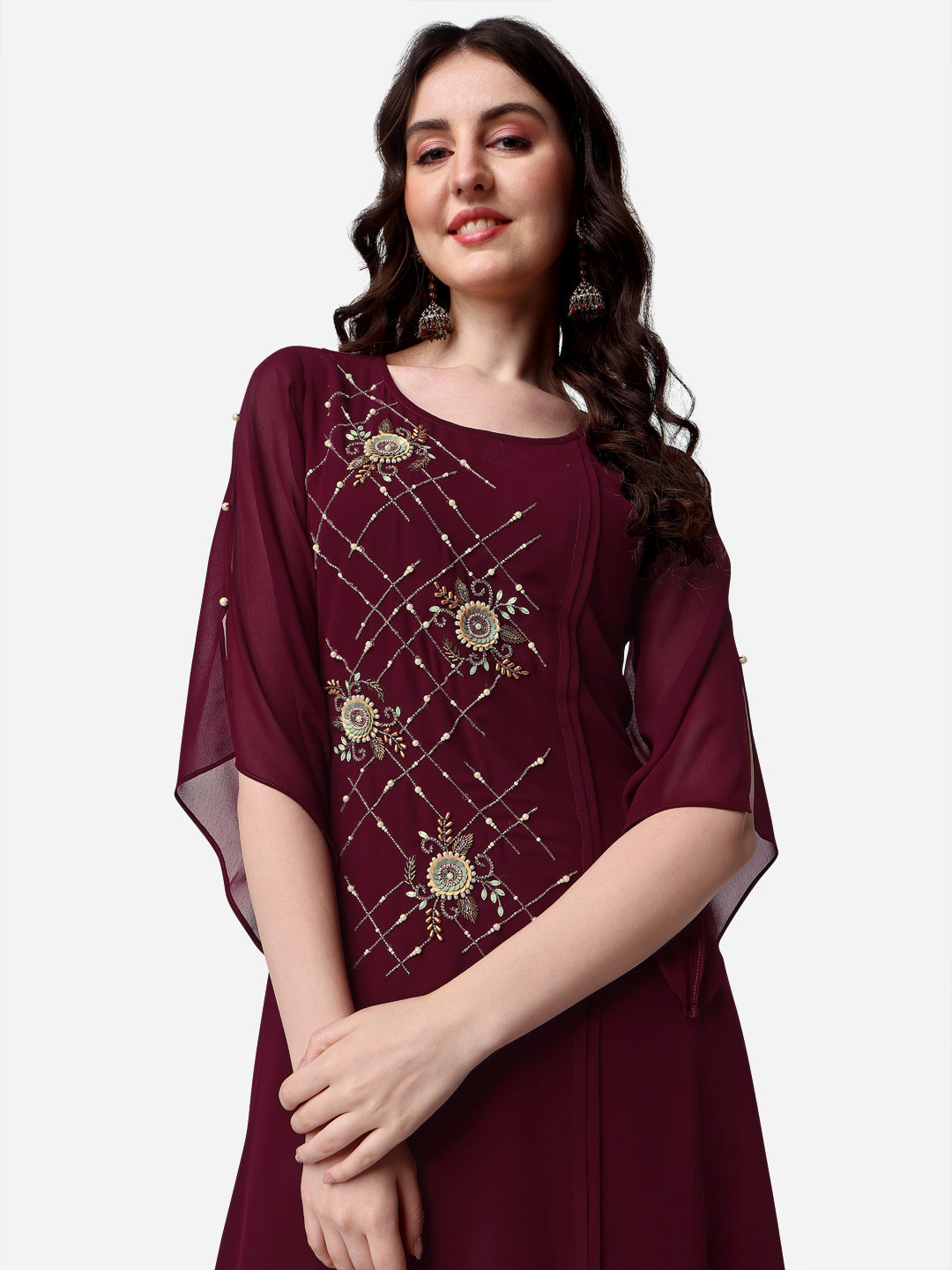 Hand Embroidered Kurta