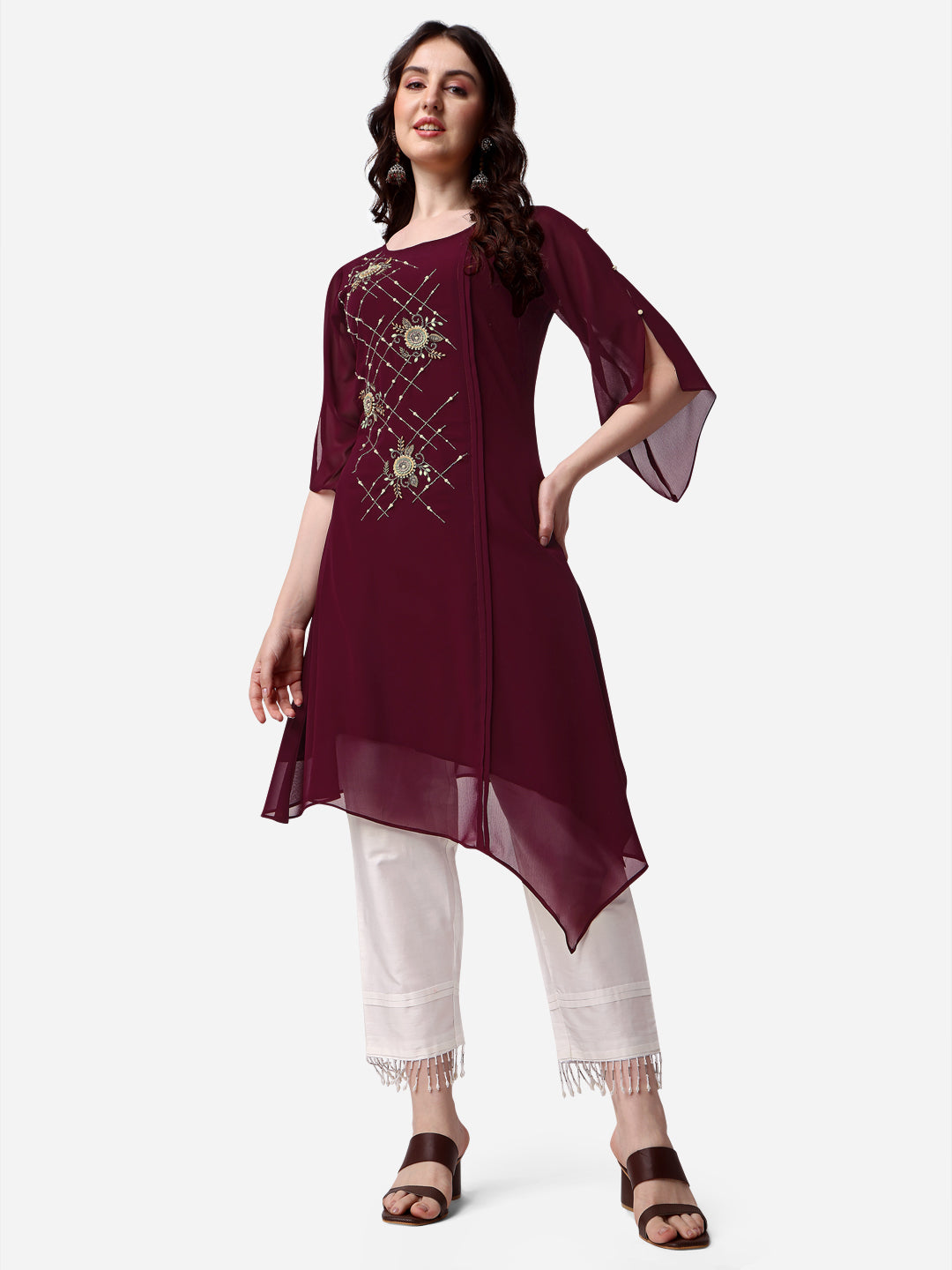 Hand Embroidered Kurta