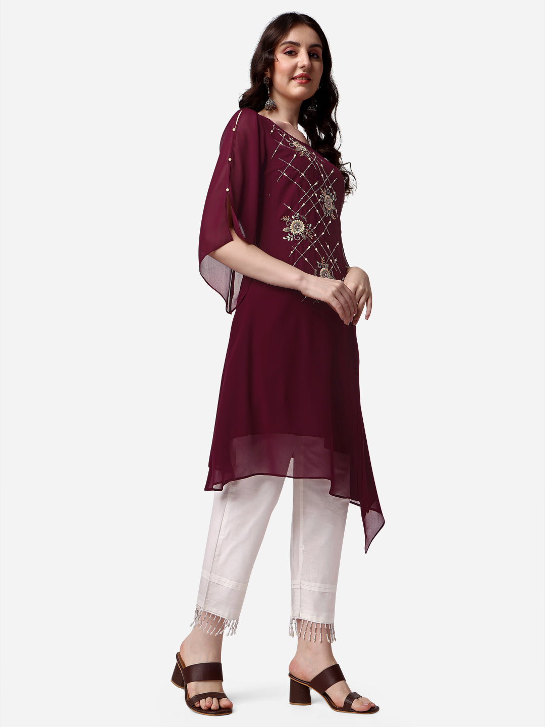 Hand Embroidered Kurta