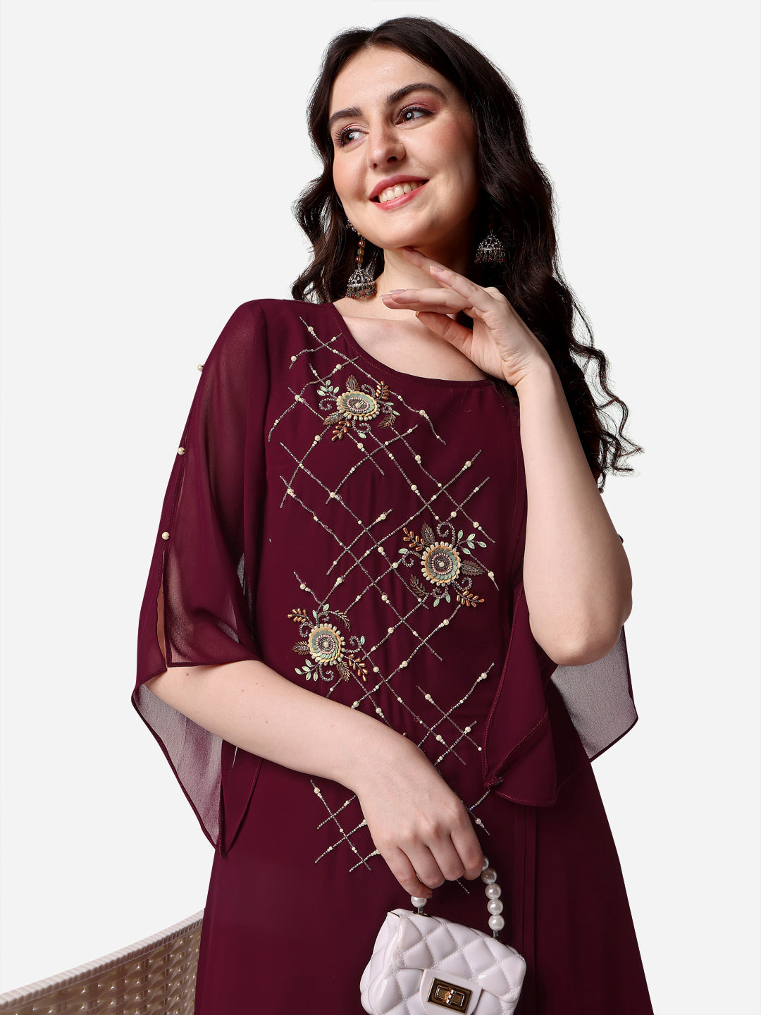 Hand Embroidered Kurta