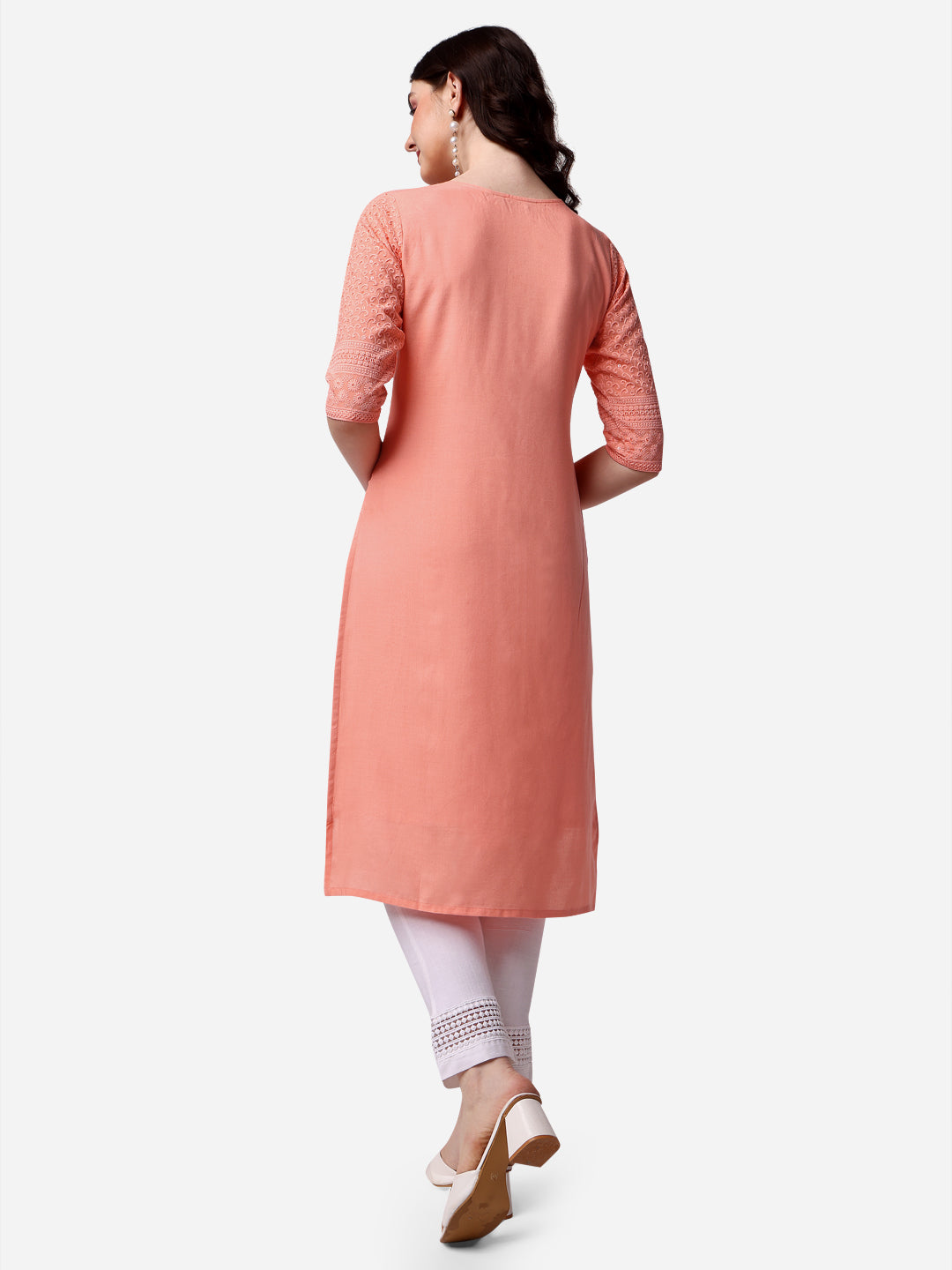 Thread Embroidered Kurta