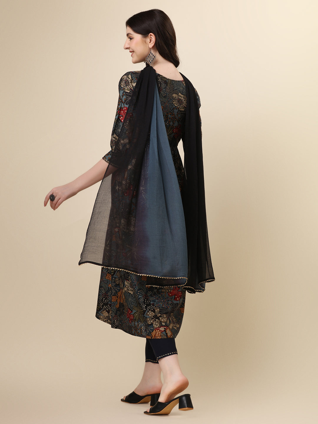 Alia Cut Kurta With Pant and Dupatta