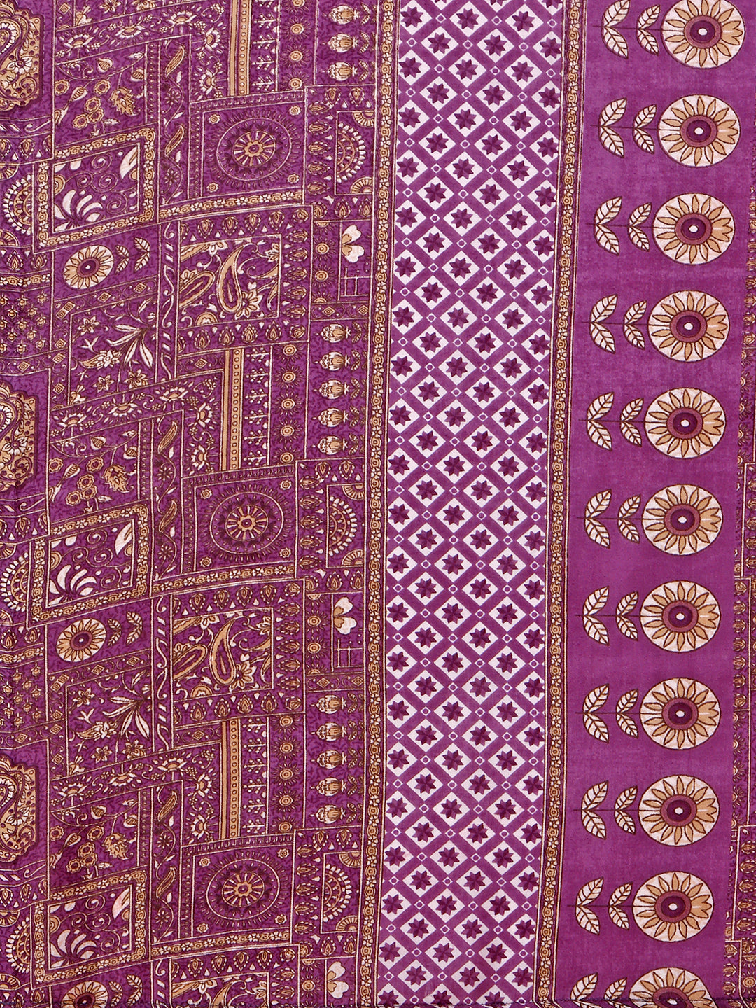 Cotton Printed Kurta with Pant and Printed Dupatta Set