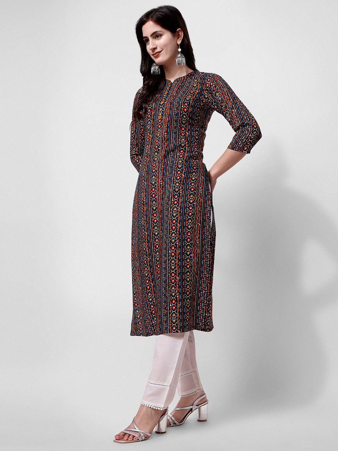 Ehtnic Motif Printed Kurta