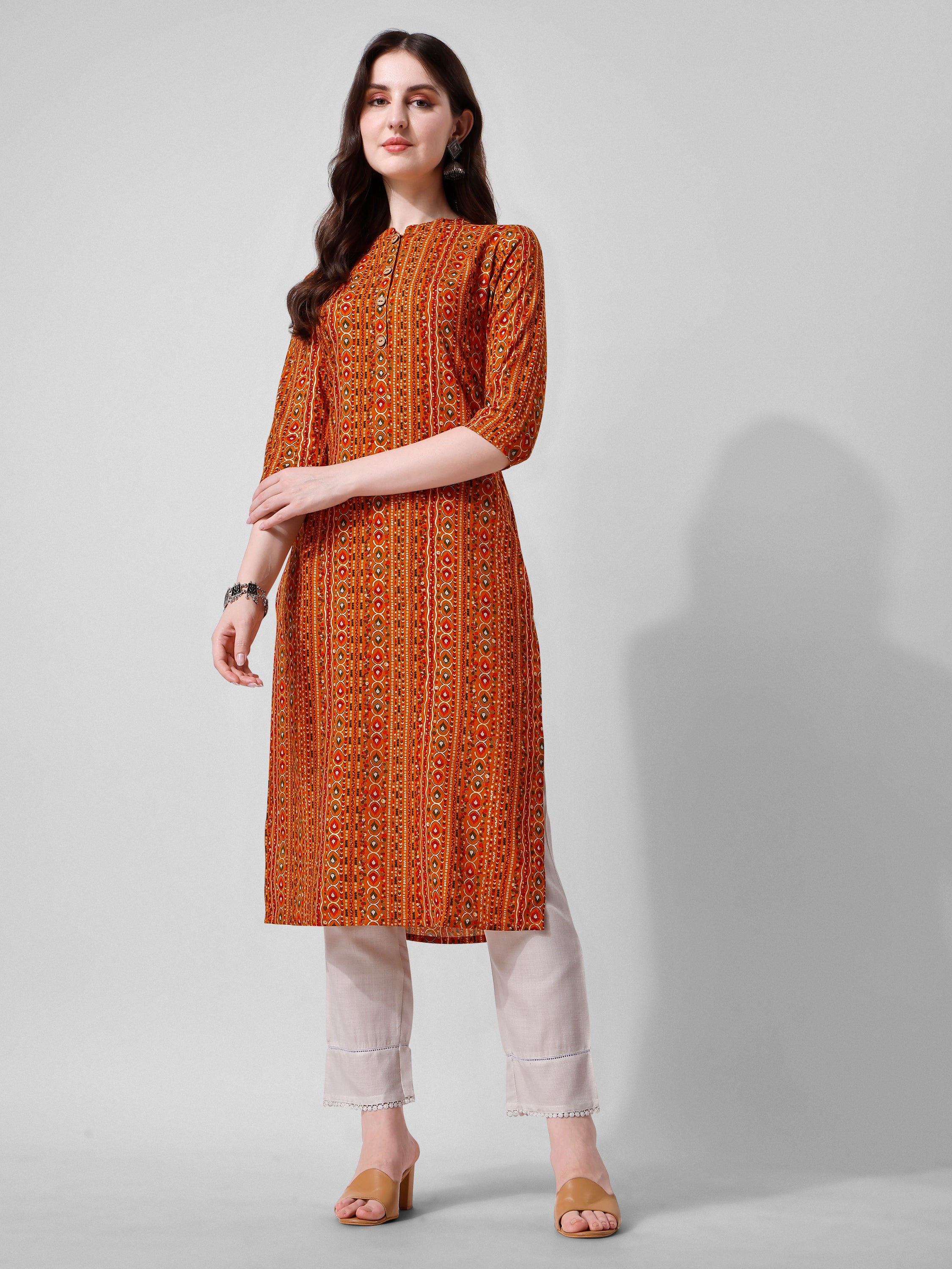 Ehtnic Motif Printed Kurta