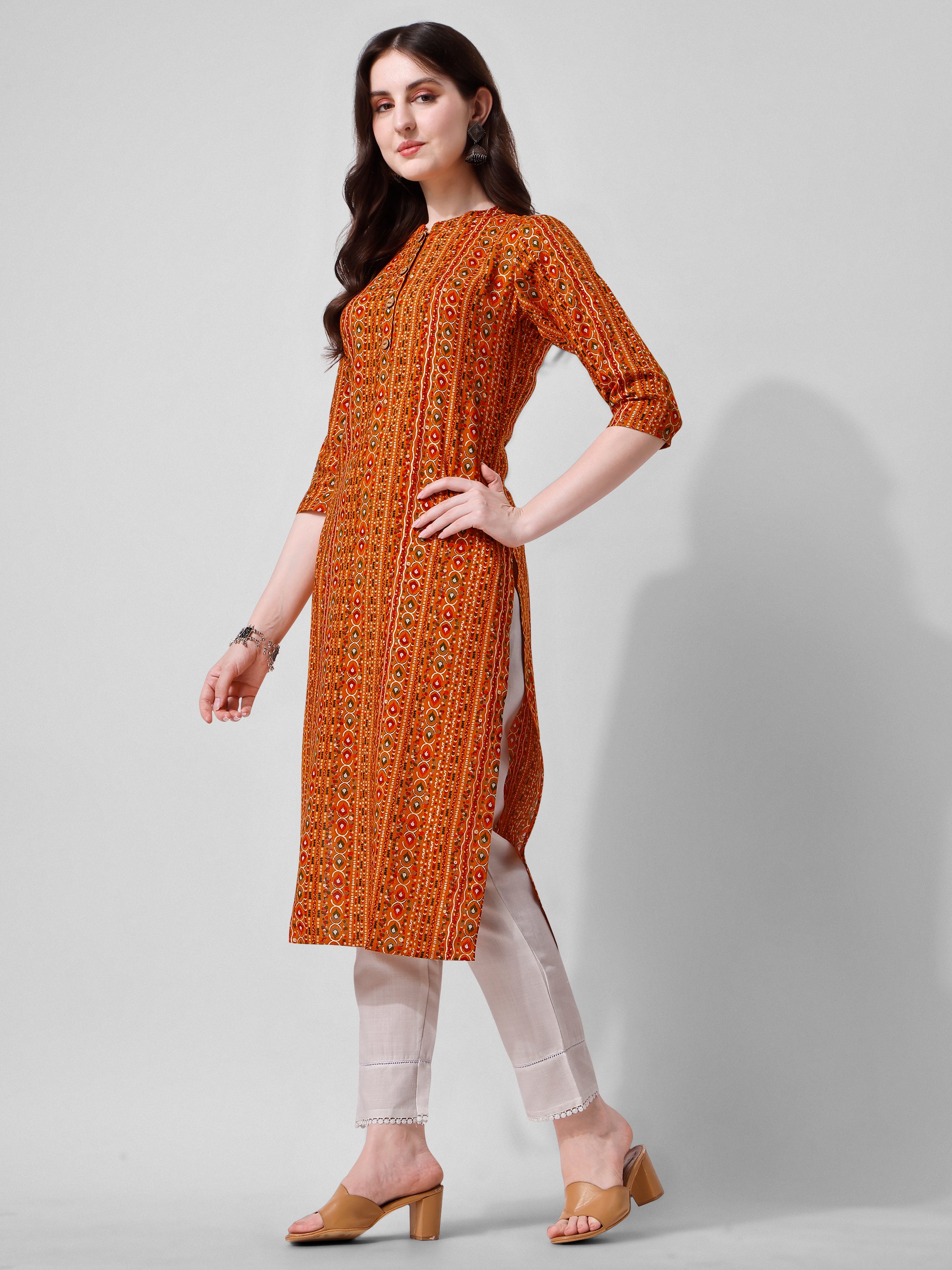 Ehtnic Motif Printed Kurta