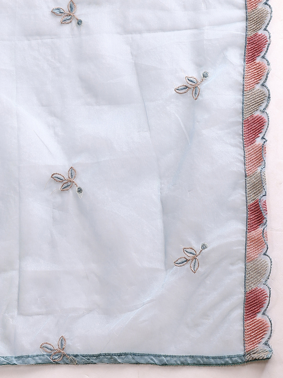 Hand Embroidered Kurta with Pant & Embroidered Dupatta