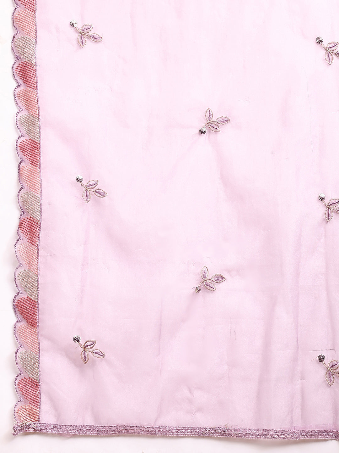 Hand Embroidered Kurta with Pant & Embroidered Dupatta